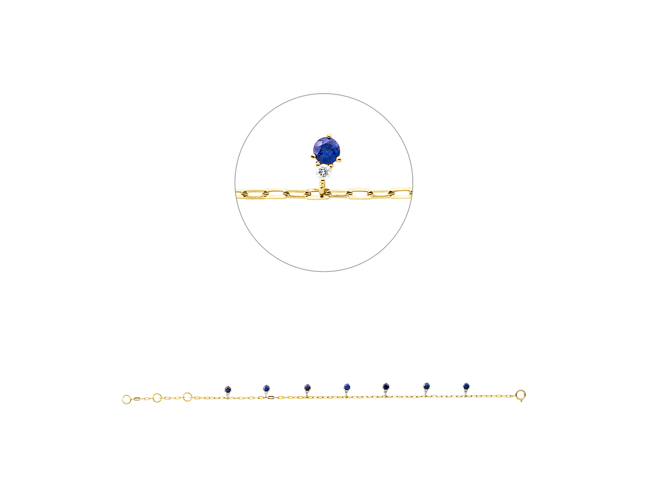 Brogle Classic sapphire bracelet
