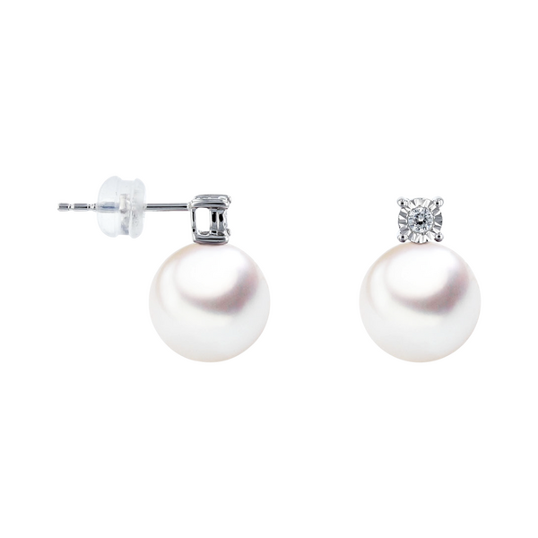 Brogle Selection Ocean Akoya pearl stud earrings