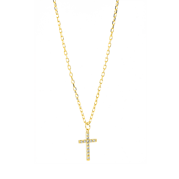 Brogle Classic necklace with diamond cross Brogle Classic necklace with diamond cross