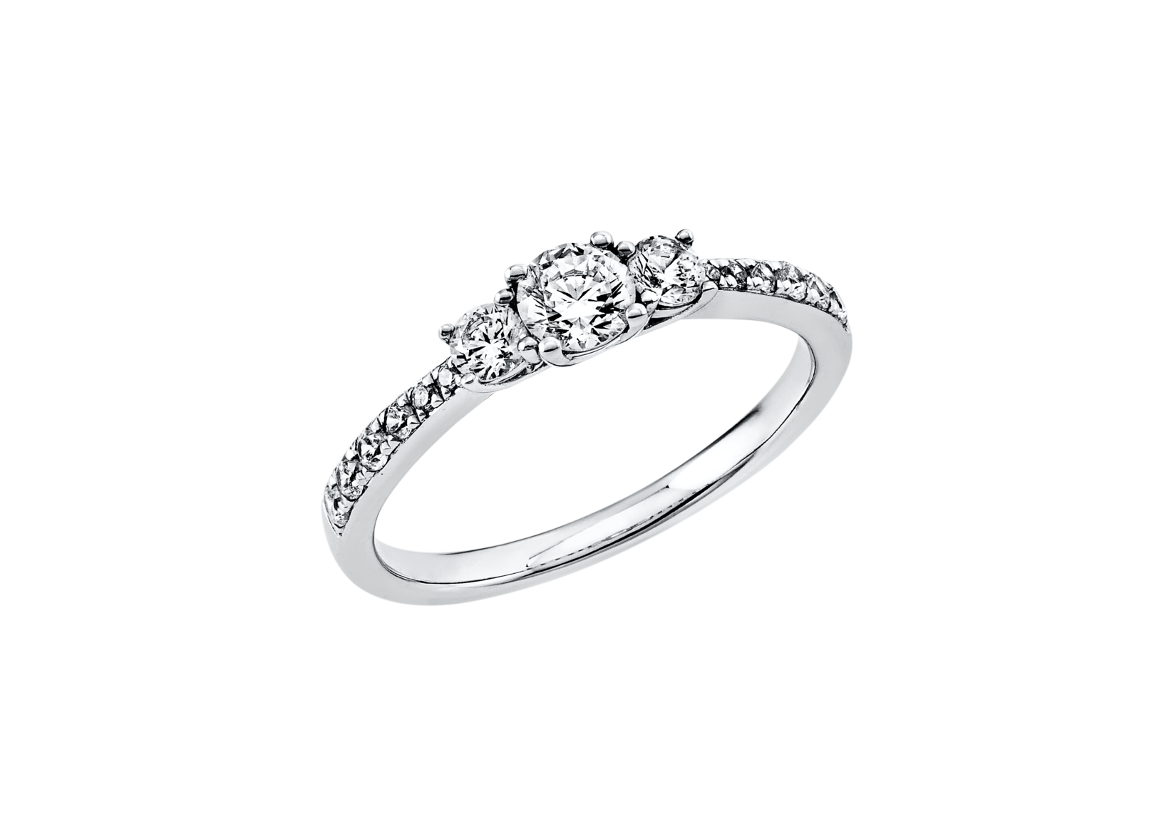 Brogle Solitaire Ring Trio Brogle Solitaire Ring Trio