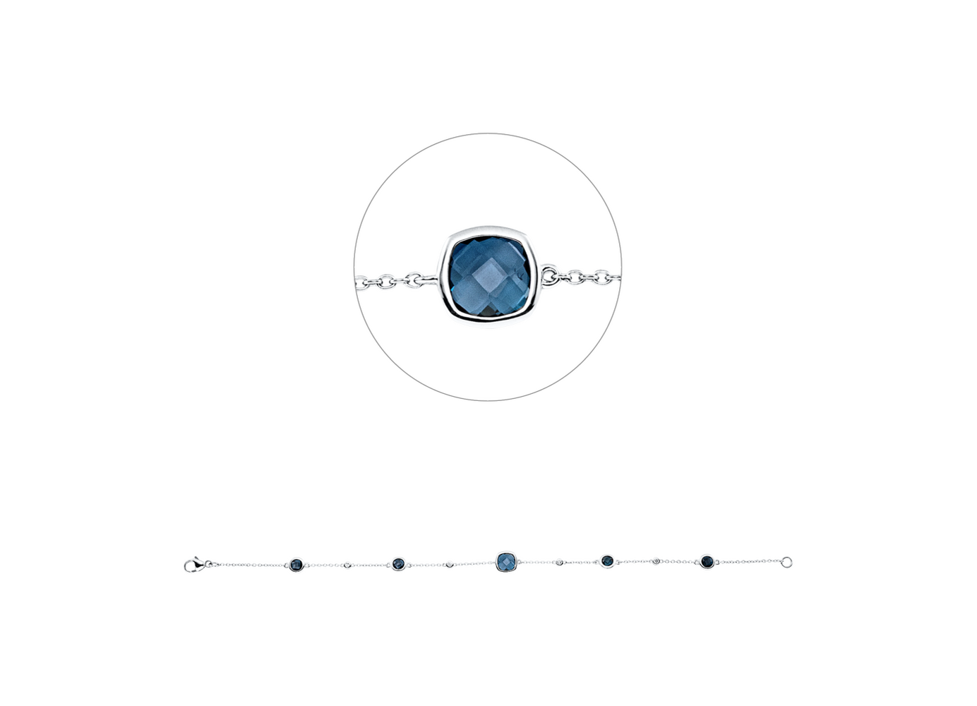 Brogle Classic London topaz bracelet