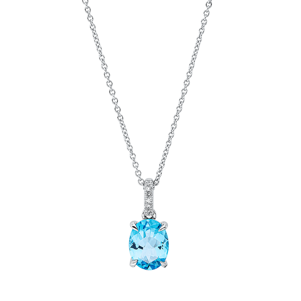 Brogle Classic necklace with topaz pendant