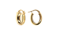 Bronzallure Golden hoop earrings