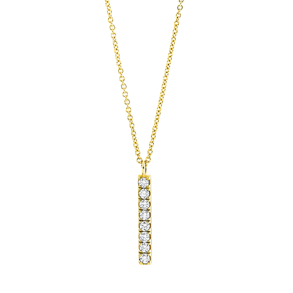 Brogle Classic necklace with diamond pendant Brogle Classic necklace with diamond pendant