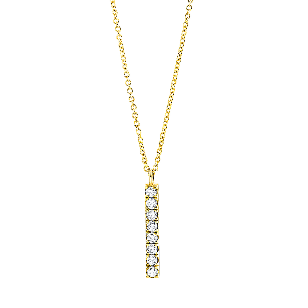 Brogle Classic necklace with diamond pendant Brogle Classic necklace with diamond pendant