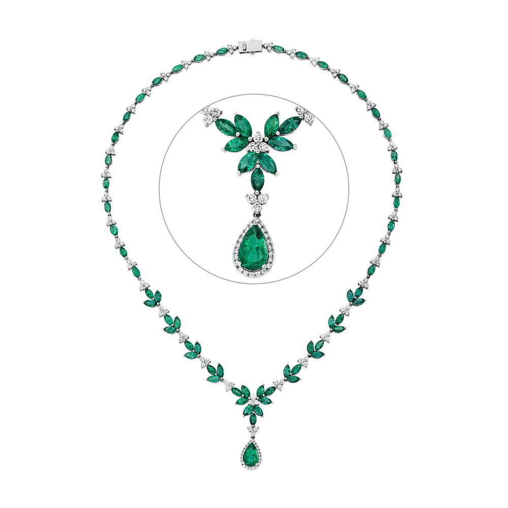 Brogle Selection emerald necklace