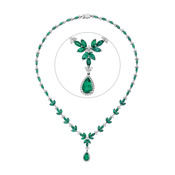Brogle Selection emerald necklace