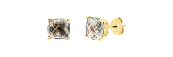 Brogle Classic amethyst stud earrings