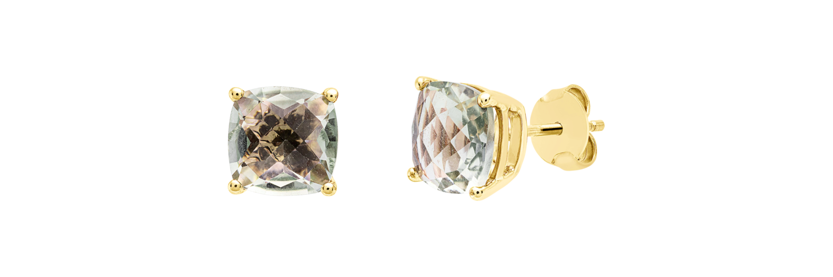Brogle Classic amethyst stud earrings Brogle Classic amethyst stud earrings