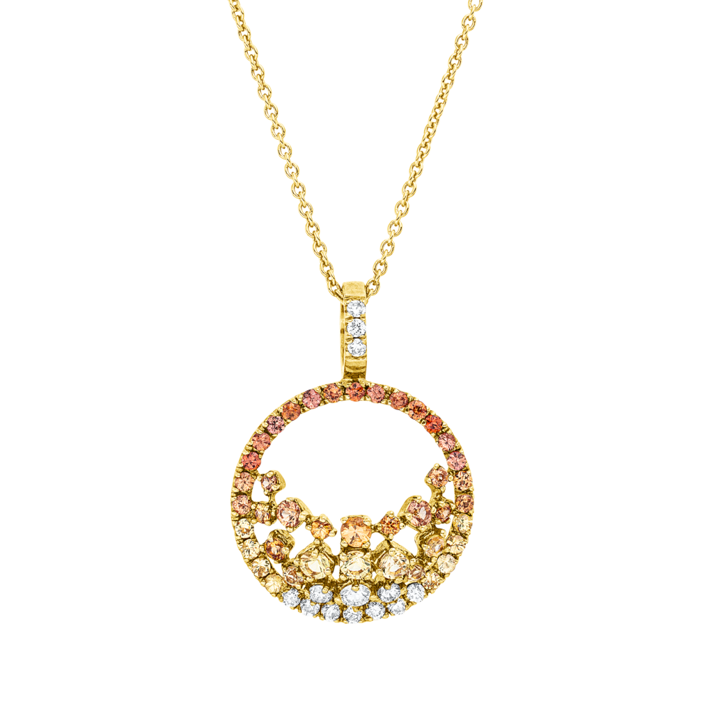 Brogle Classic necklace with sapphire pendant