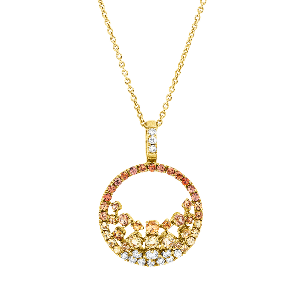 Brogle Classic necklace with sapphire pendant