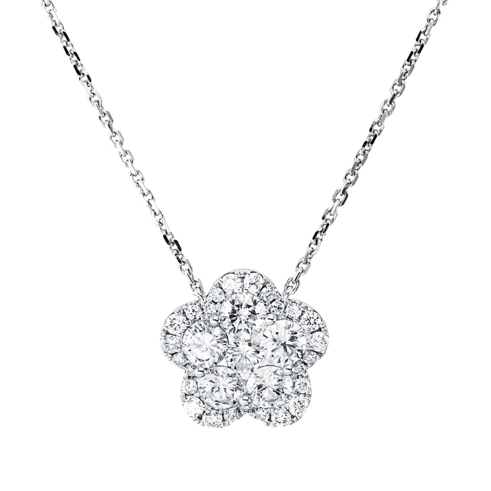 Brogle Selection Kette mit Diamantanhänger