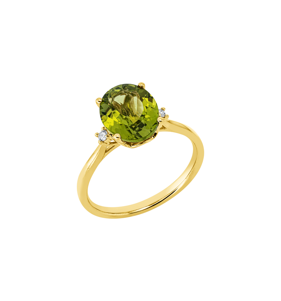 Brogle Classic peridot ring
