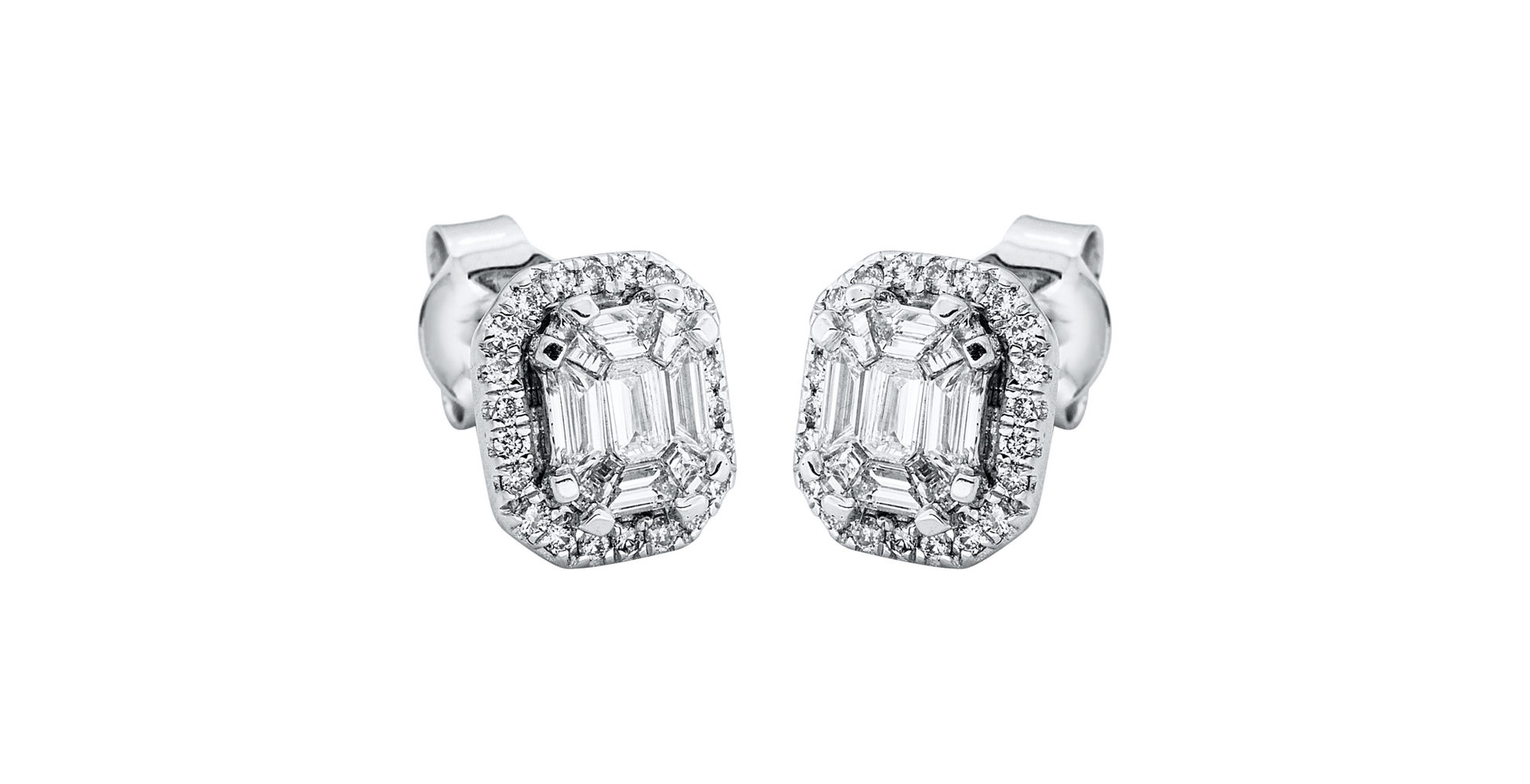 Brogle Classic diamond stud earrings
