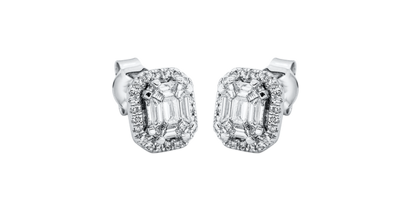 Brogle Classic diamond stud earrings