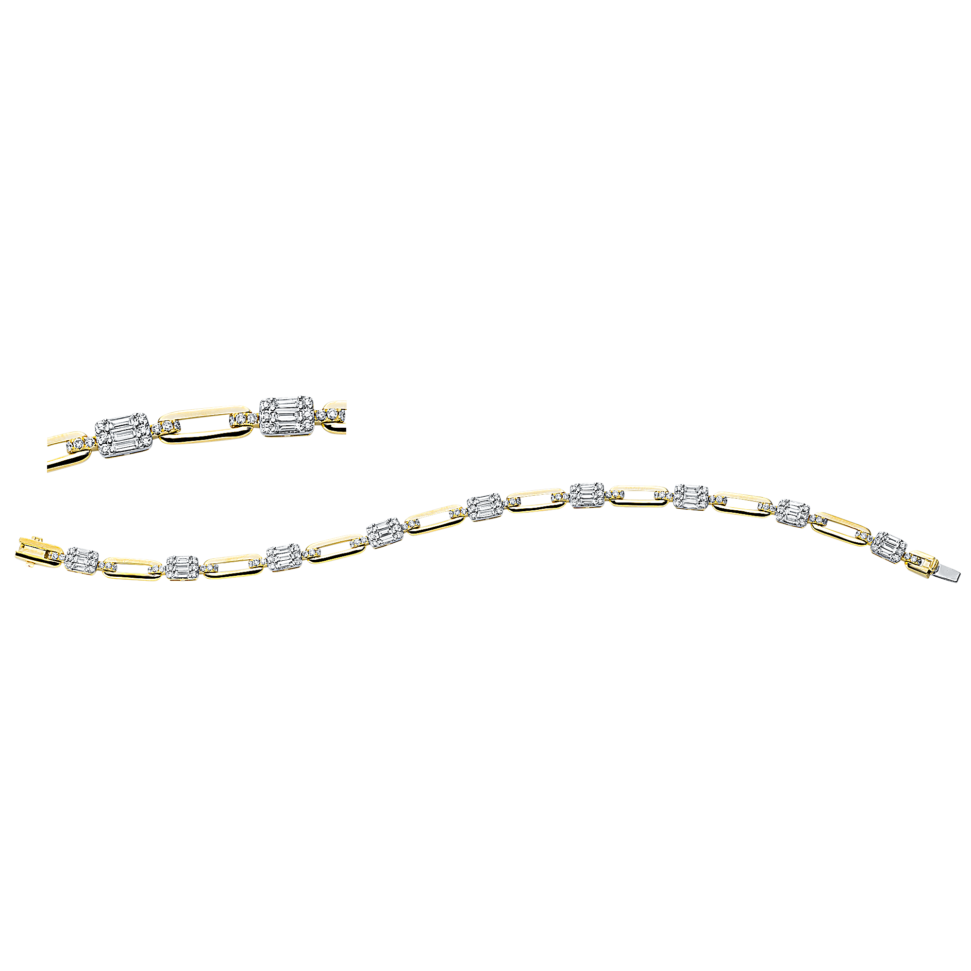 Brogle Selection bicolor diamond bracelet Brogle Selection bicolor diamond bracelet