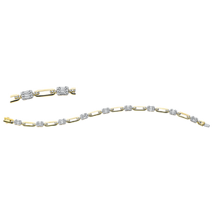 Brogle Selection bicolor diamond bracelet Brogle Selection bicolor diamond bracelet