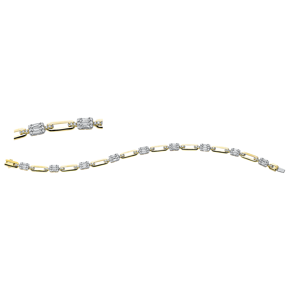 Brogle Selection bicolor diamond bracelet Brogle Selection bicolor diamond bracelet