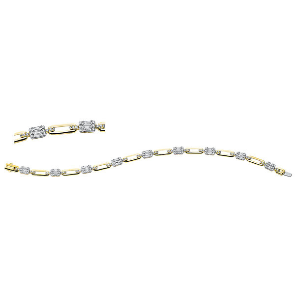 Brogle Selection bicolor diamond bracelet Brogle Selection bicolor diamond bracelet