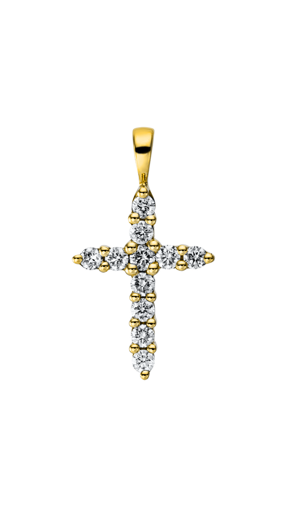 Brogle Classic Kreuzanhänger mit Diamanten Brogle Classic Kreuzanhänger mit Diamanten
