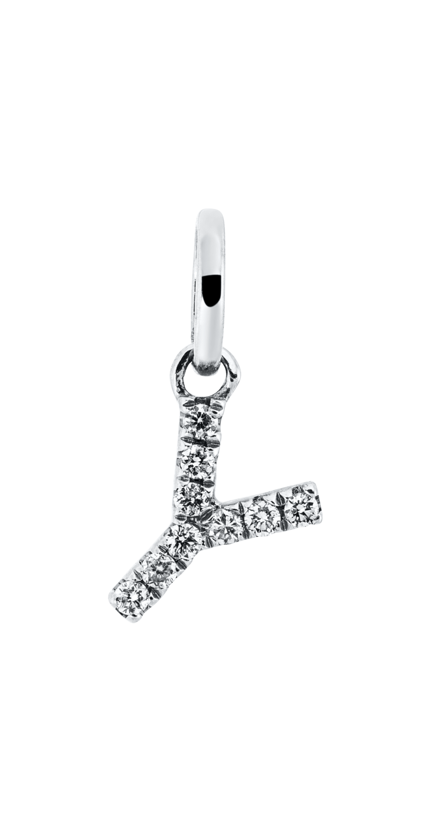Brogle Classic Buchstabenanhänger Y mit Diamanten