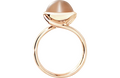 Tamara Comolli Bouton brauner Mondstein L Ring Tamara Comolli Bouton brauner Mondstein L Ring