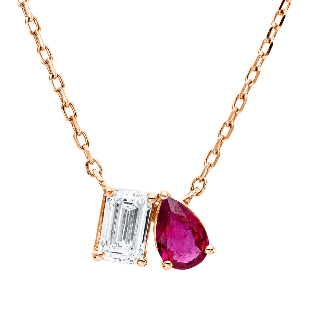 Brogle Classic ruby necklace