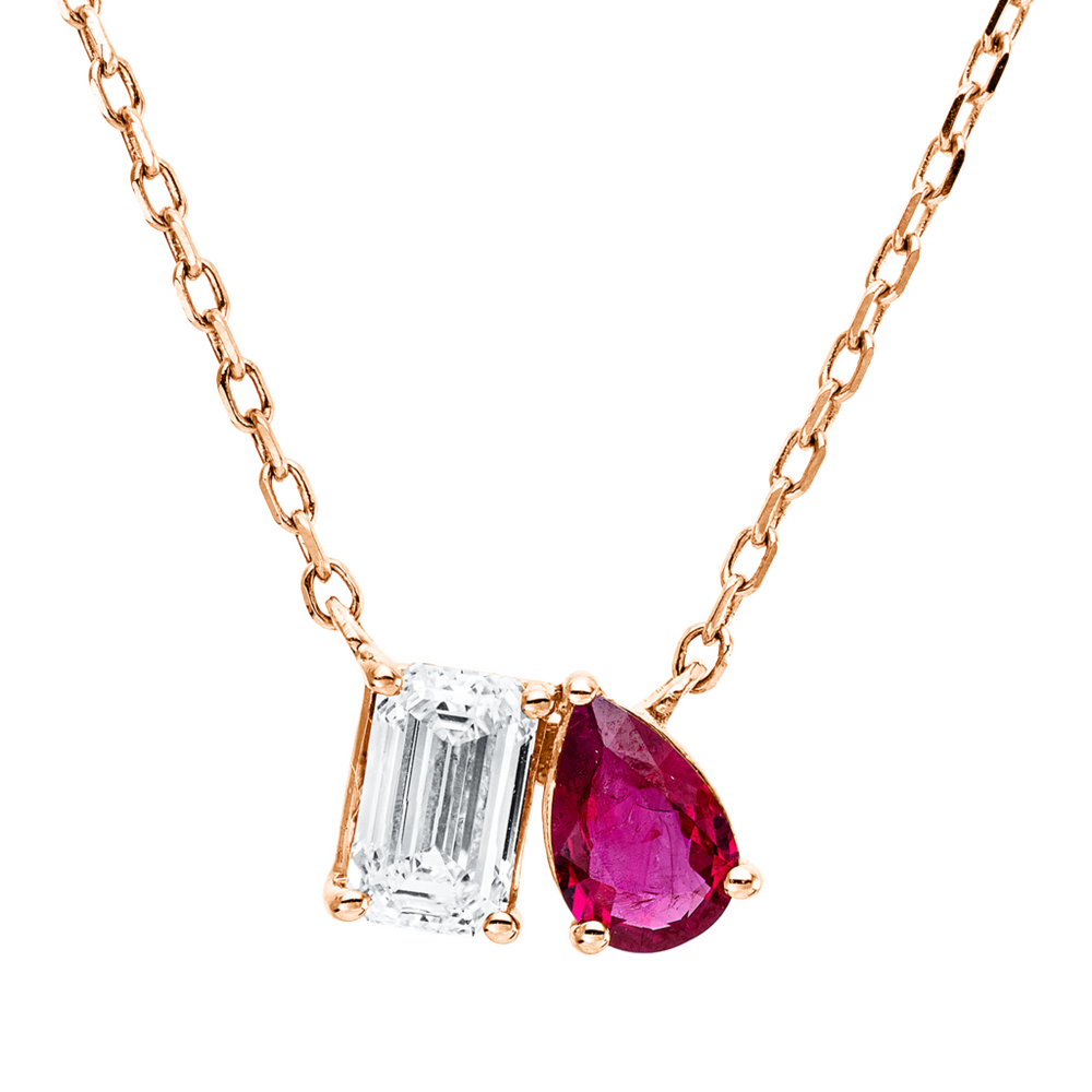 Brogle Classic ruby necklace