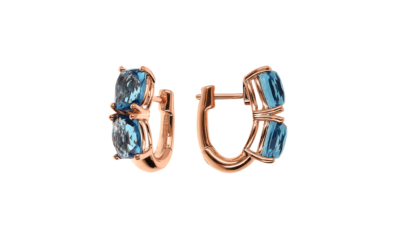 Bronzallure Felicia hoop earrings