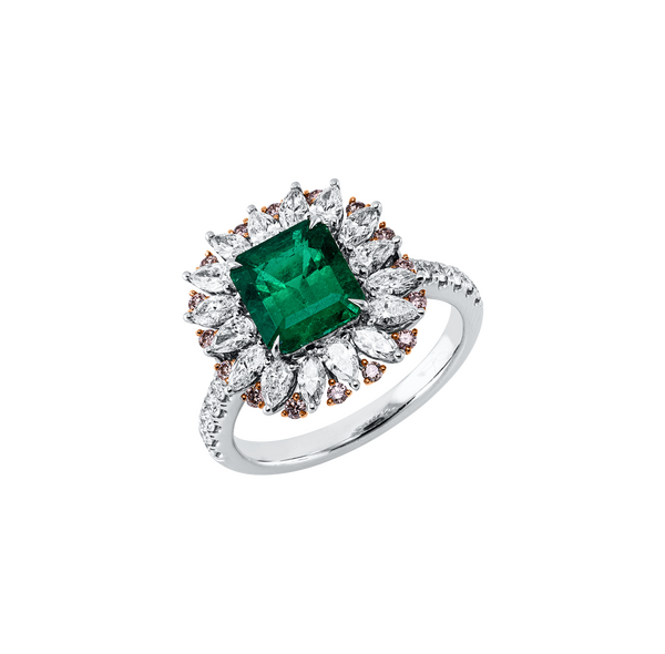 Brogle Selection Bicolor Smaragdring