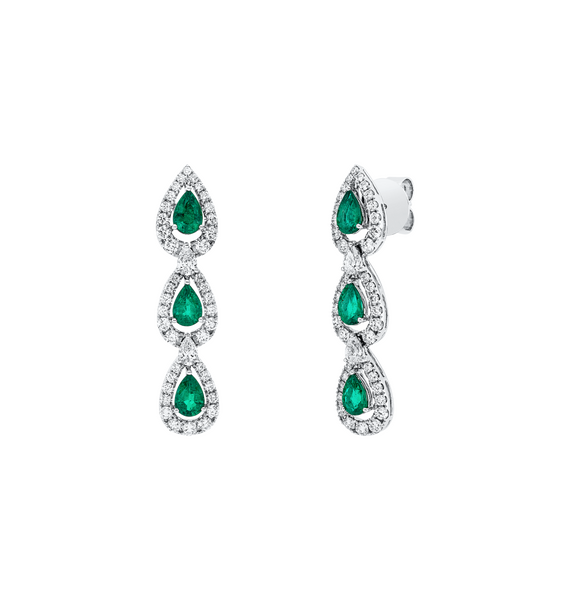 Brogle Selection emerald earrings