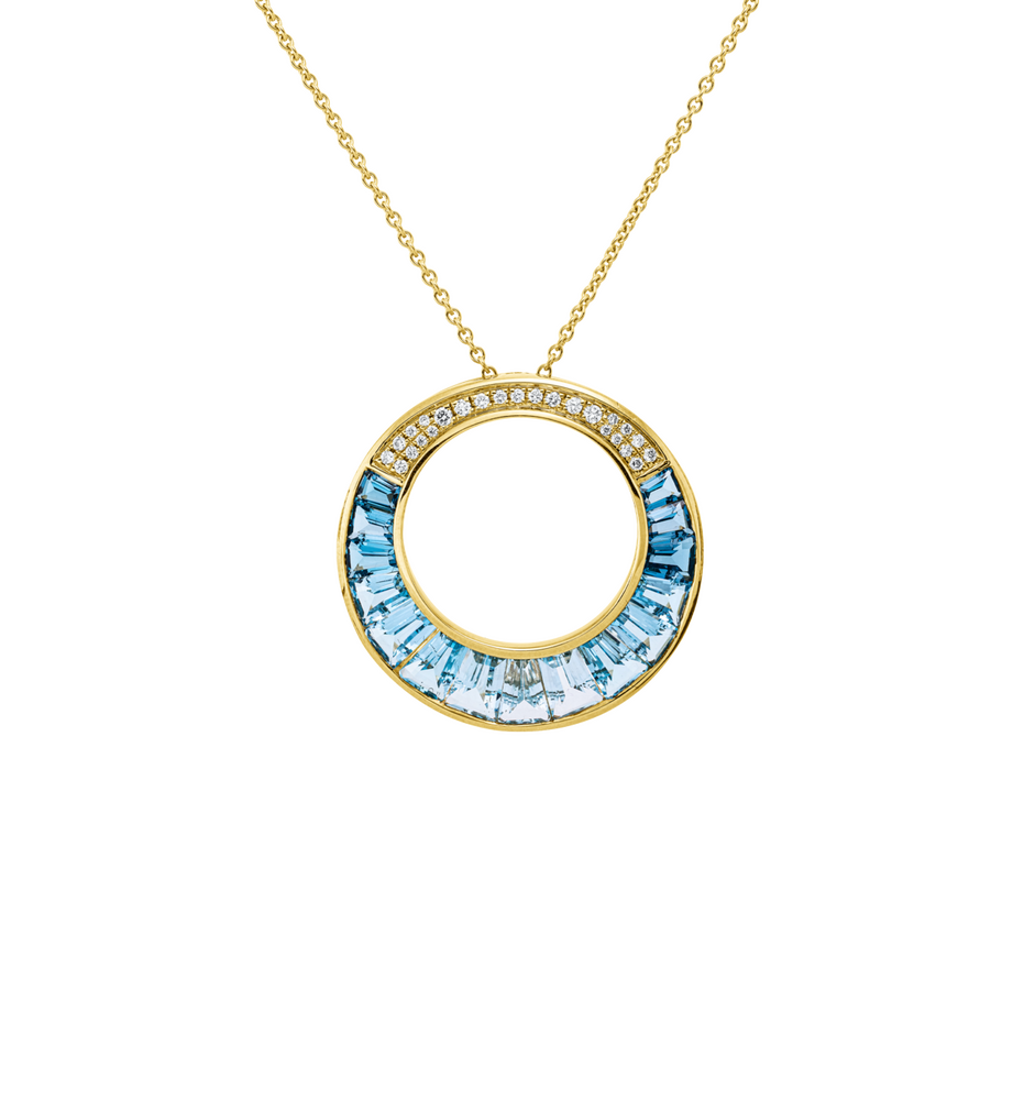 Brogle Classic colored stone pendant Brogle Classic colored stone pendant