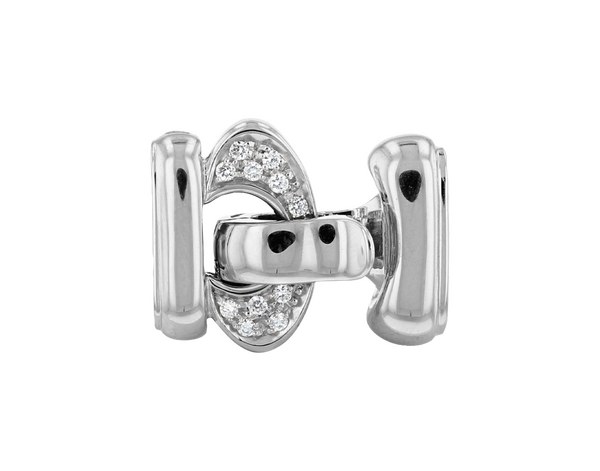 Brogle Classic Perlen-Klappschließe, mehrreihig Brogle Classic Perlen-Klappschließe, mehrreihig