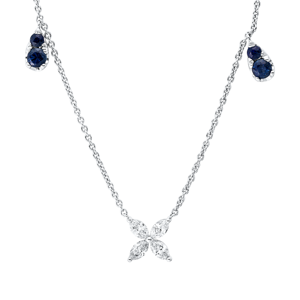 Brogle Classic necklace with sapphire pendant
