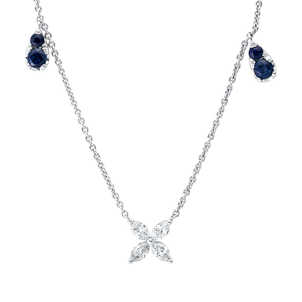 Brogle Classic necklace with sapphire pendant