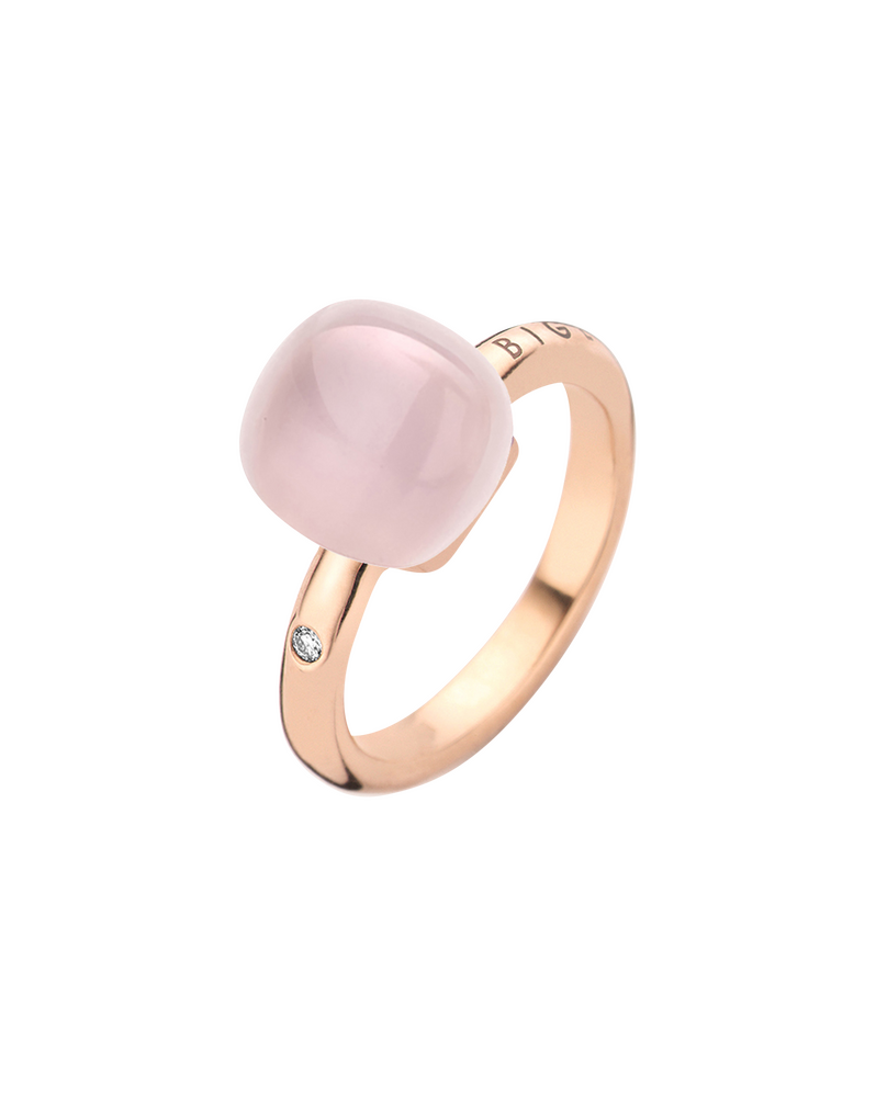 Bigli Mini Sweety Rose Quartz Ring Bigli Mini Sweety Rose Quartz Ring