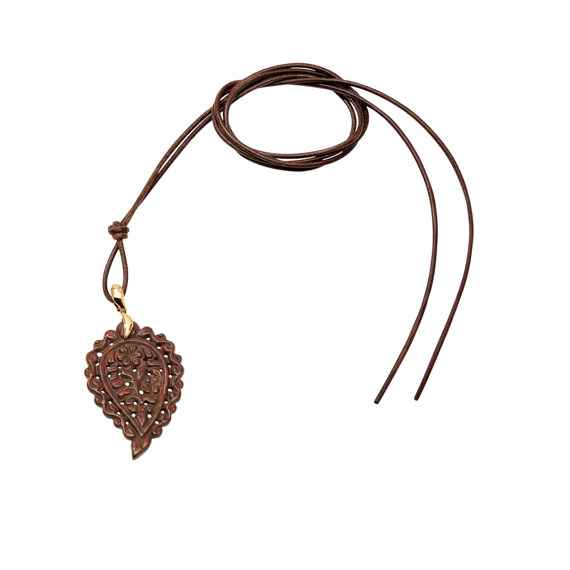 Tamara Comolli Leaf Snakewood M Pendant Tamara Comolli Leaf Snakewood M Pendant