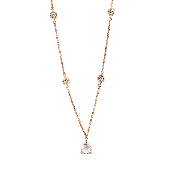 Brogle Classic necklace with diamond pendant Brogle Classic necklace with diamond pendant