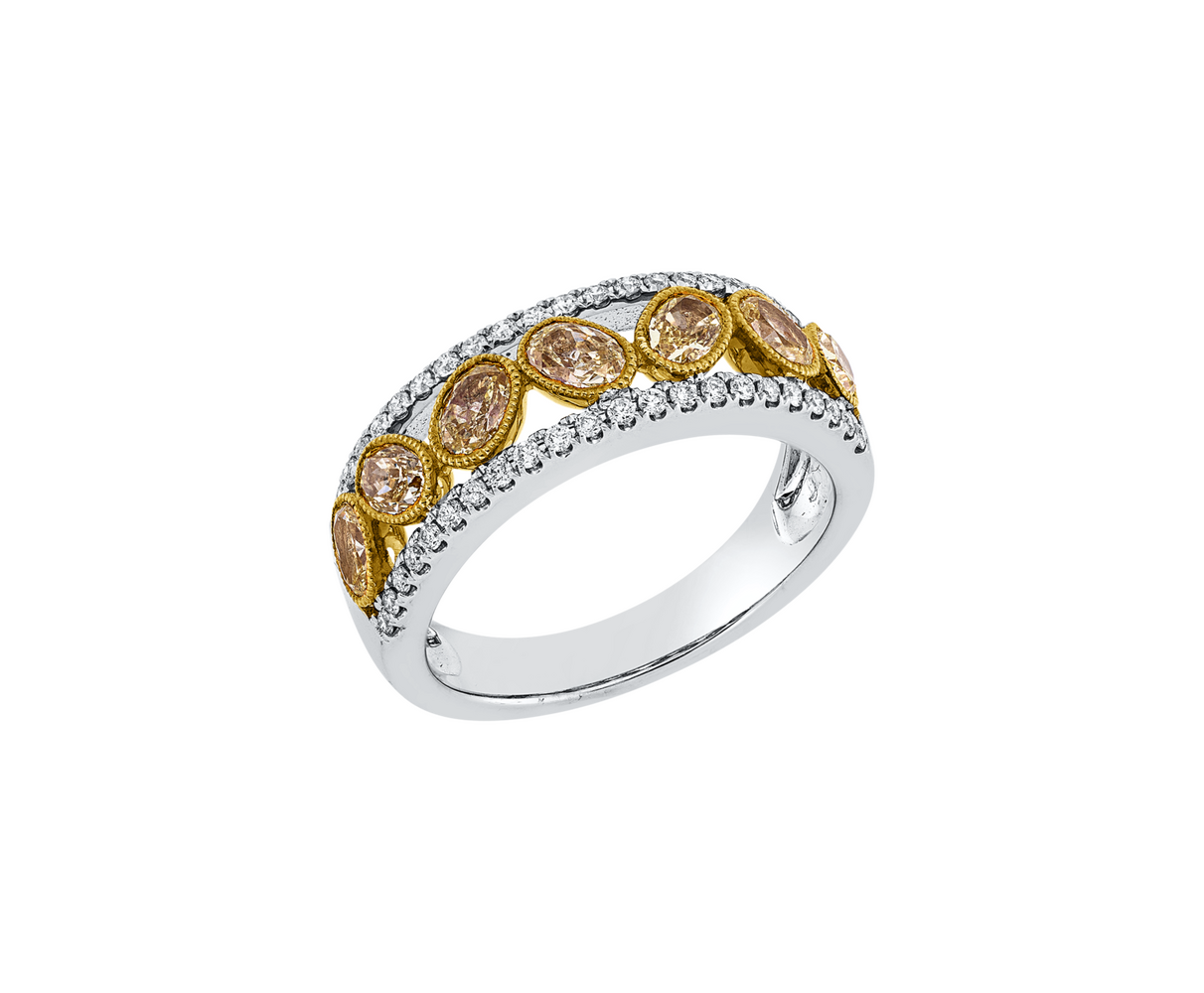 Brogle Selection Bicolor diamond ring