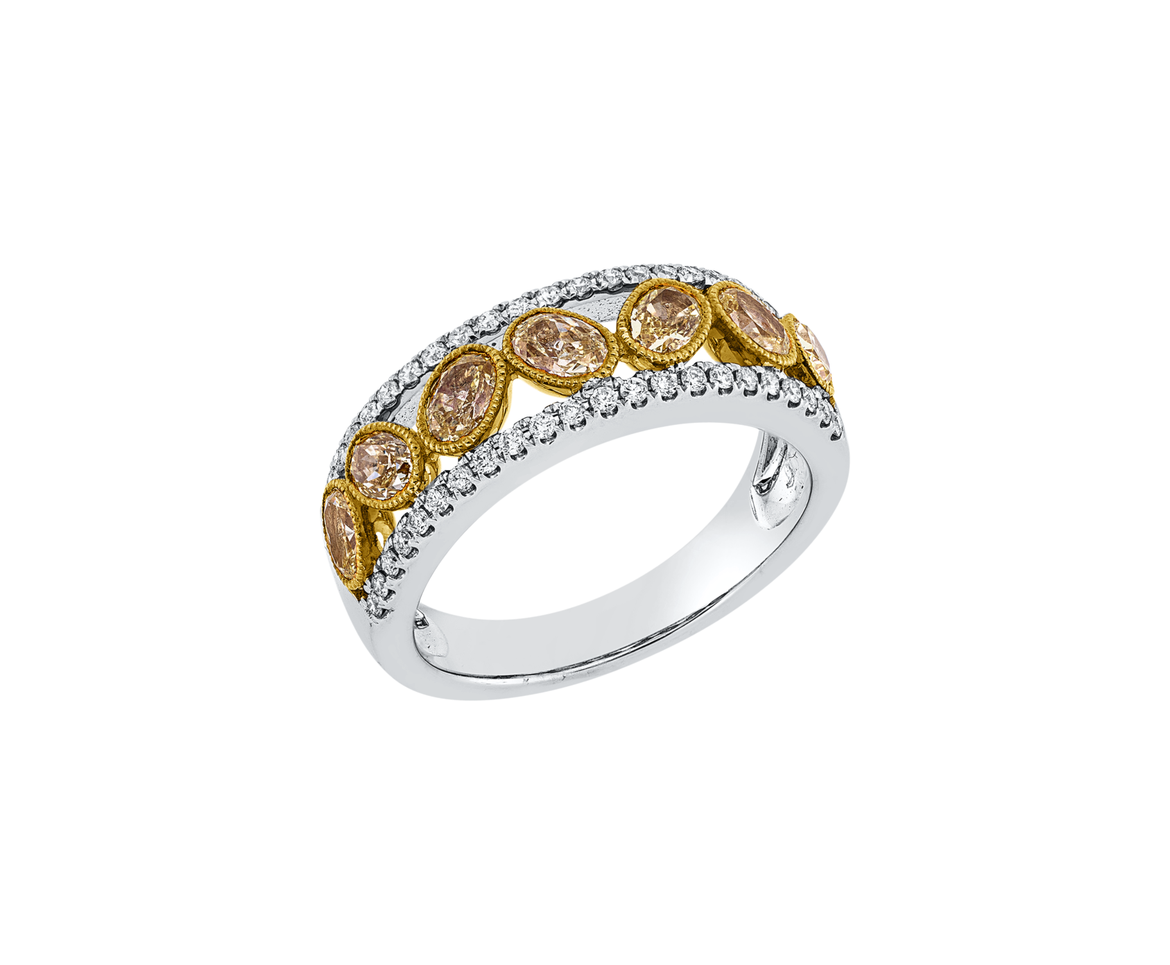 Brogle Selection Bicolor diamond ring Brogle Selection Bicolor diamond ring