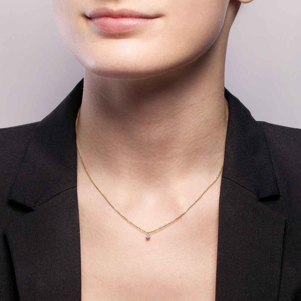Brogle solitaire necklace Julia up to 0.25 carat