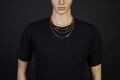 Brogle Classic plate gold chain 3mm