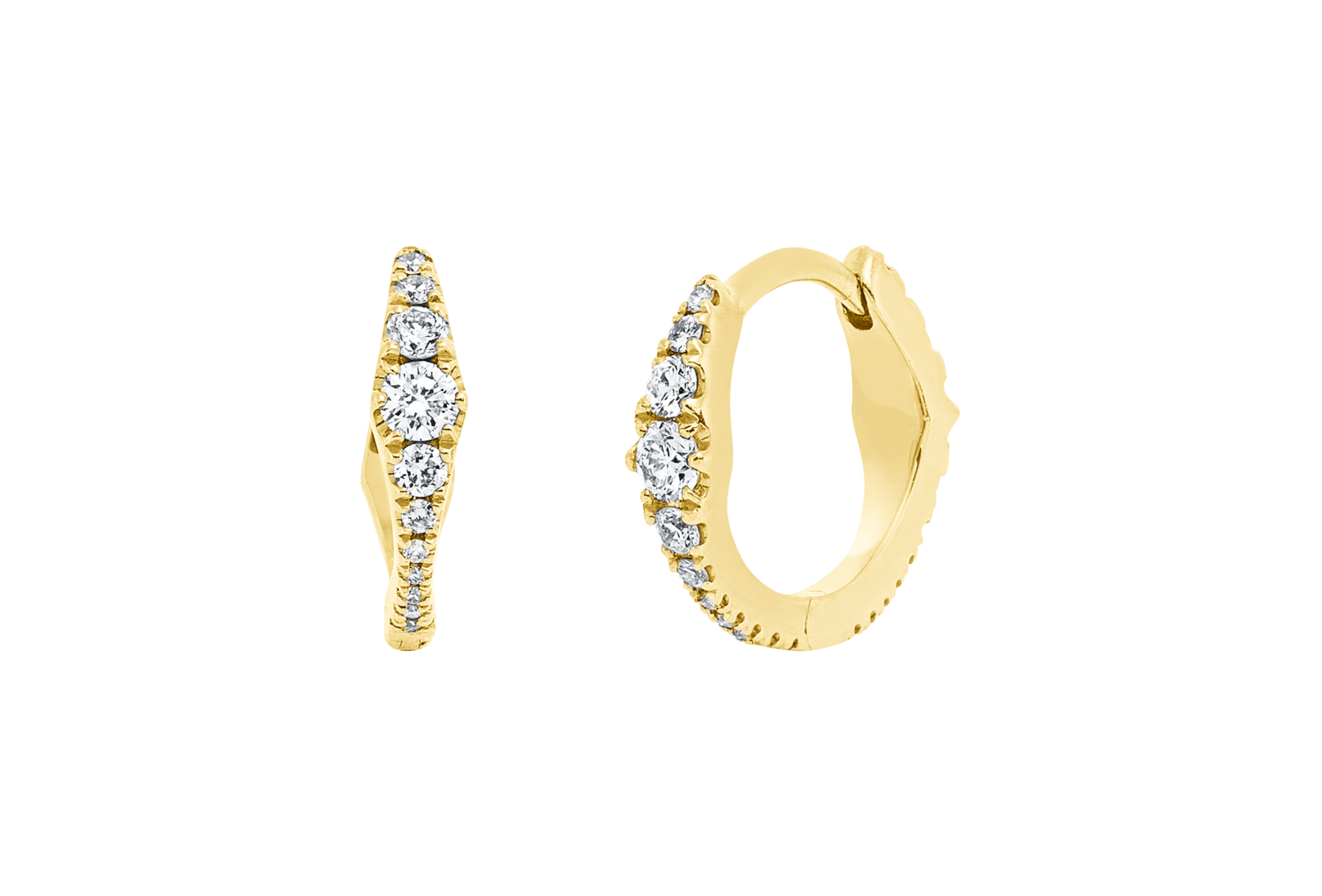 Brogle Classic Diamantcreolen