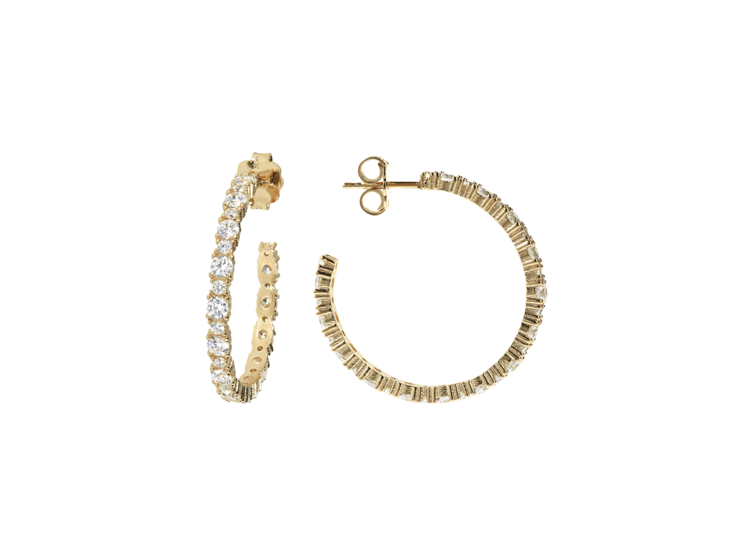 Bronzallure Golden Creolen Bronzallure Golden Creolen