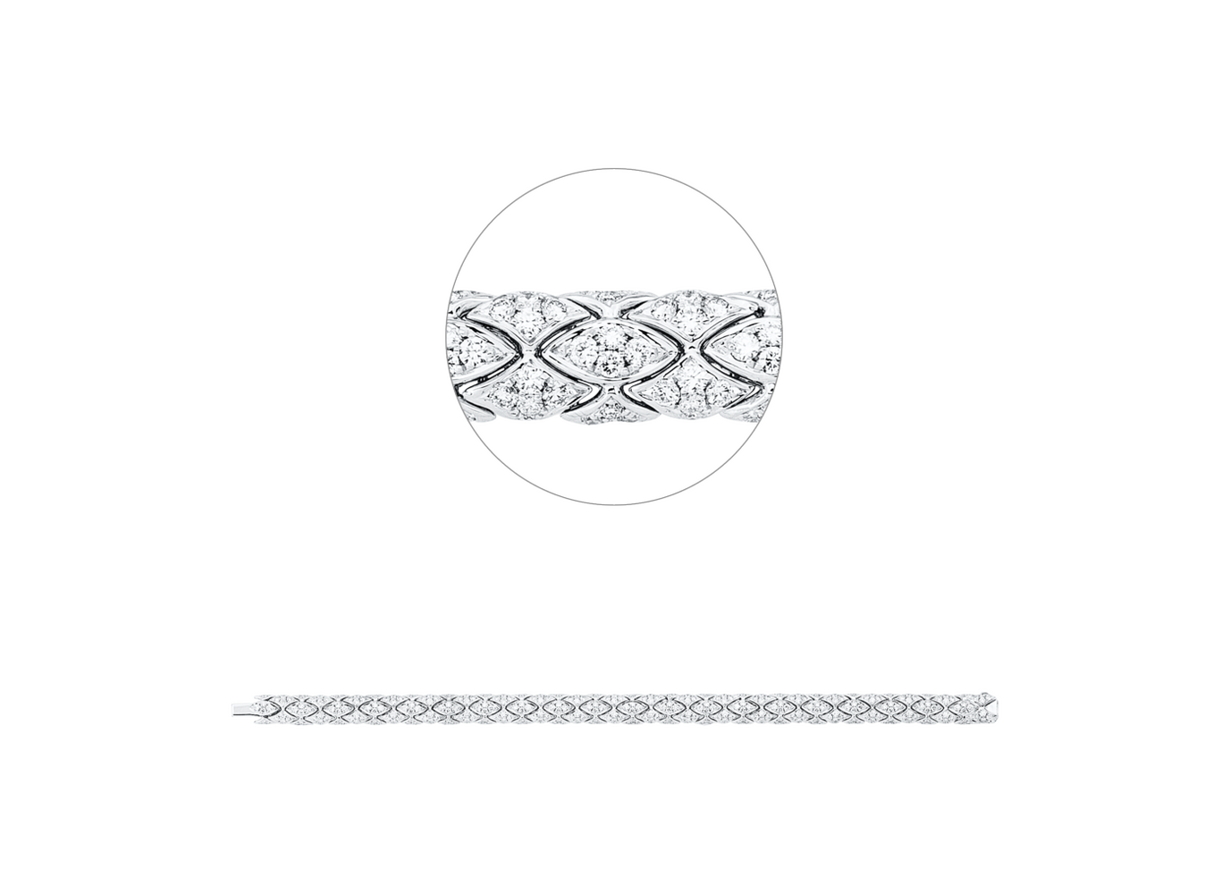 Brogle Selection tennis bracelet Brogle Selection tennis bracelet