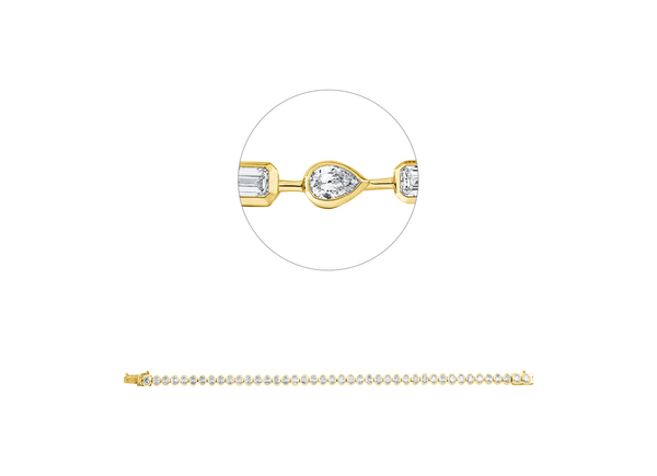Brogle Selection Bicolor Diamantarmband Brogle Selection Bicolor Diamantarmband