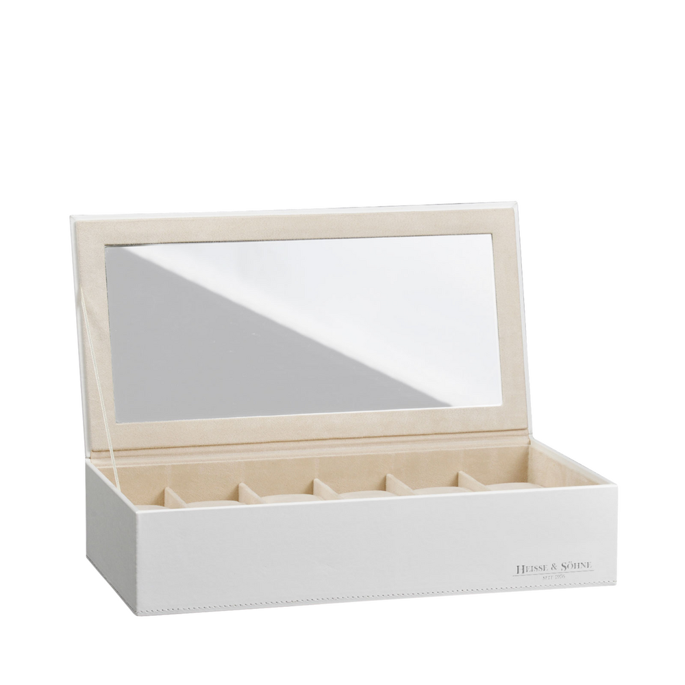 Heisse & Söhne Stapelbares Schmuckkästchen Mirage XL - Oberteil: Uhrenbox für 12 Uhren Heisse & Söhne Stapelbares Schmuckkästchen Mirage XL - Oberteil: Uhrenbox für 12 Uhren