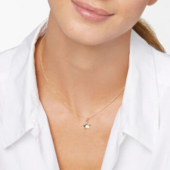 176047 DM95027 STARS 000OG 110 Dodo star charm 18k yellow gold x64b027f6c5794991
