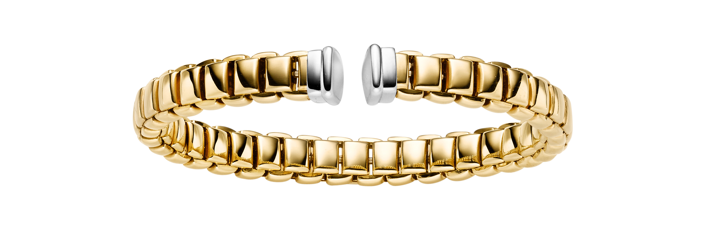 Brogle Classic Bicolor Goldarmspange 8,5mm Brogle Classic Bicolor Goldarmspange 8,5mm