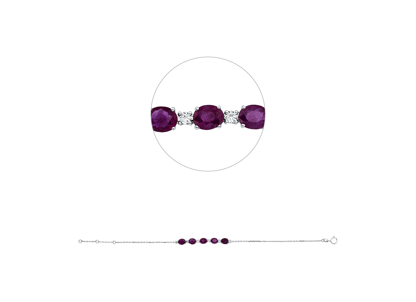 Brogle Classic ruby bracelet Brogle Classic ruby bracelet